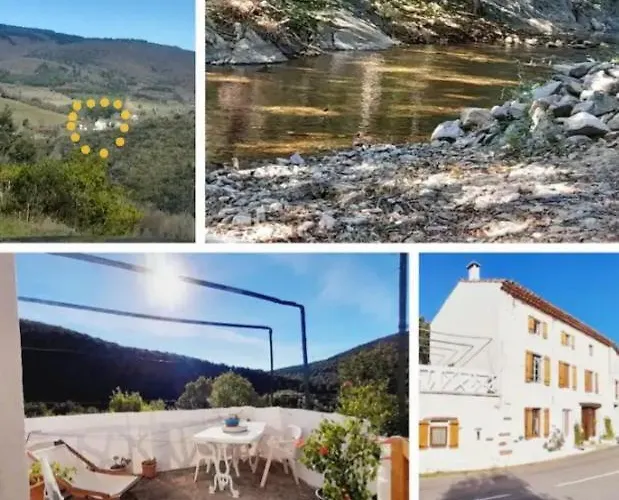 Maison rustique au pied de la Montagne Noire Hébergement de vacances Cassagnolles